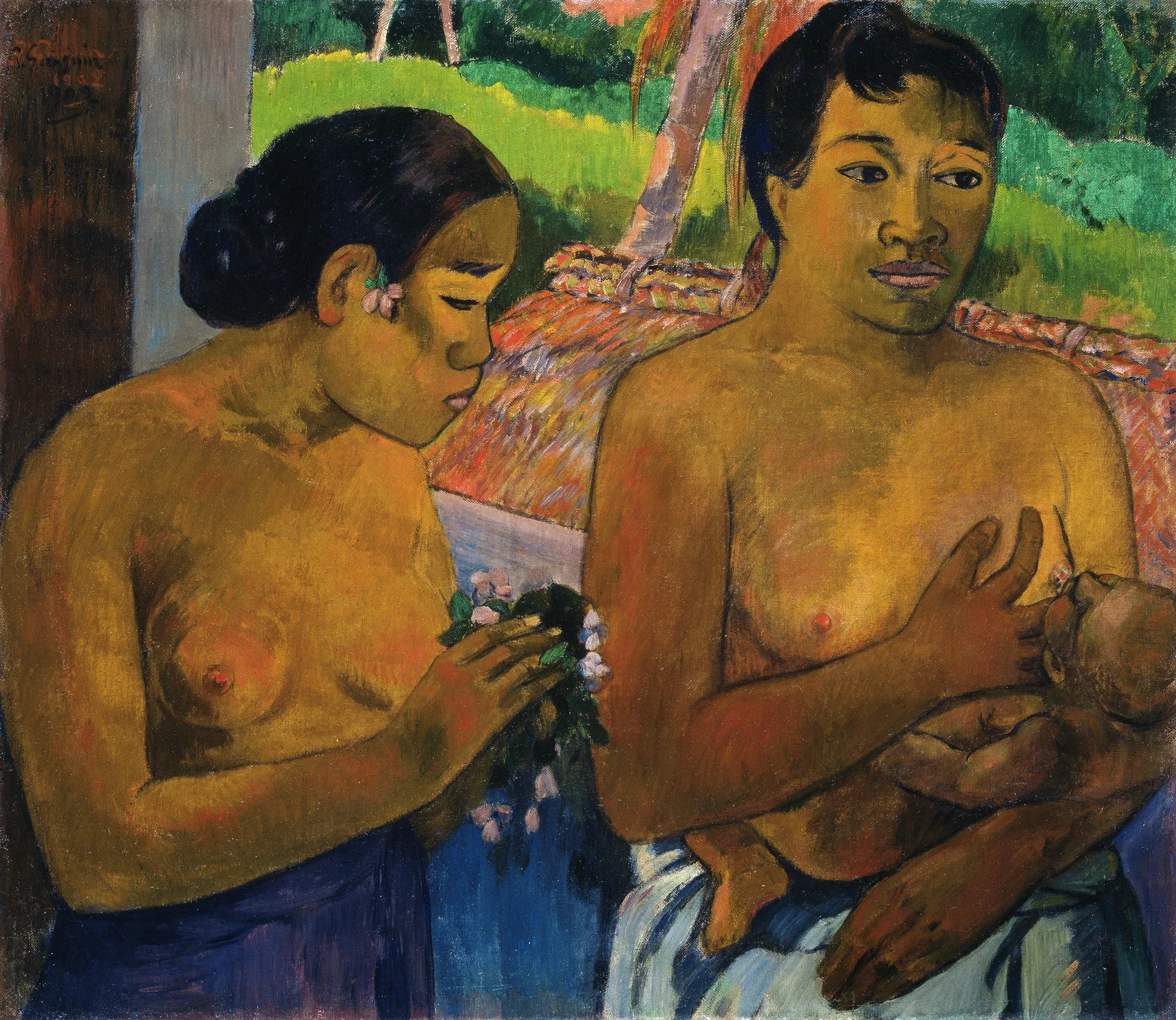 The Offering, by Paul Gauguin, oil, 1902