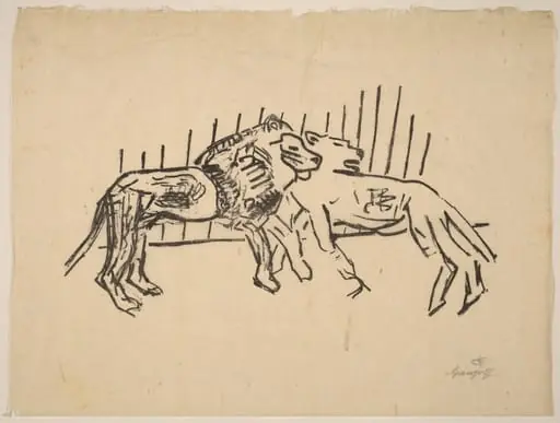 Two Lions (Zwei Löwen)