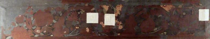 Copy of Painting inside the Caves of Ajanta (cave 6), by Unknown, oil, 1890
