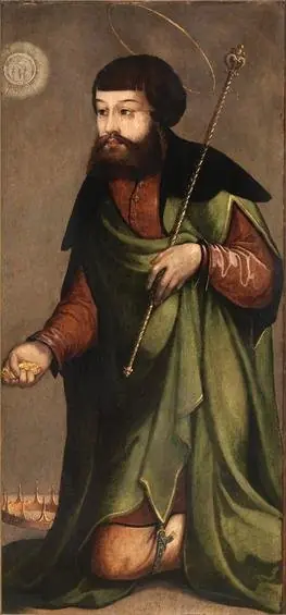 O Infante D. Duarte como Santo Eduardo de Inglaterra