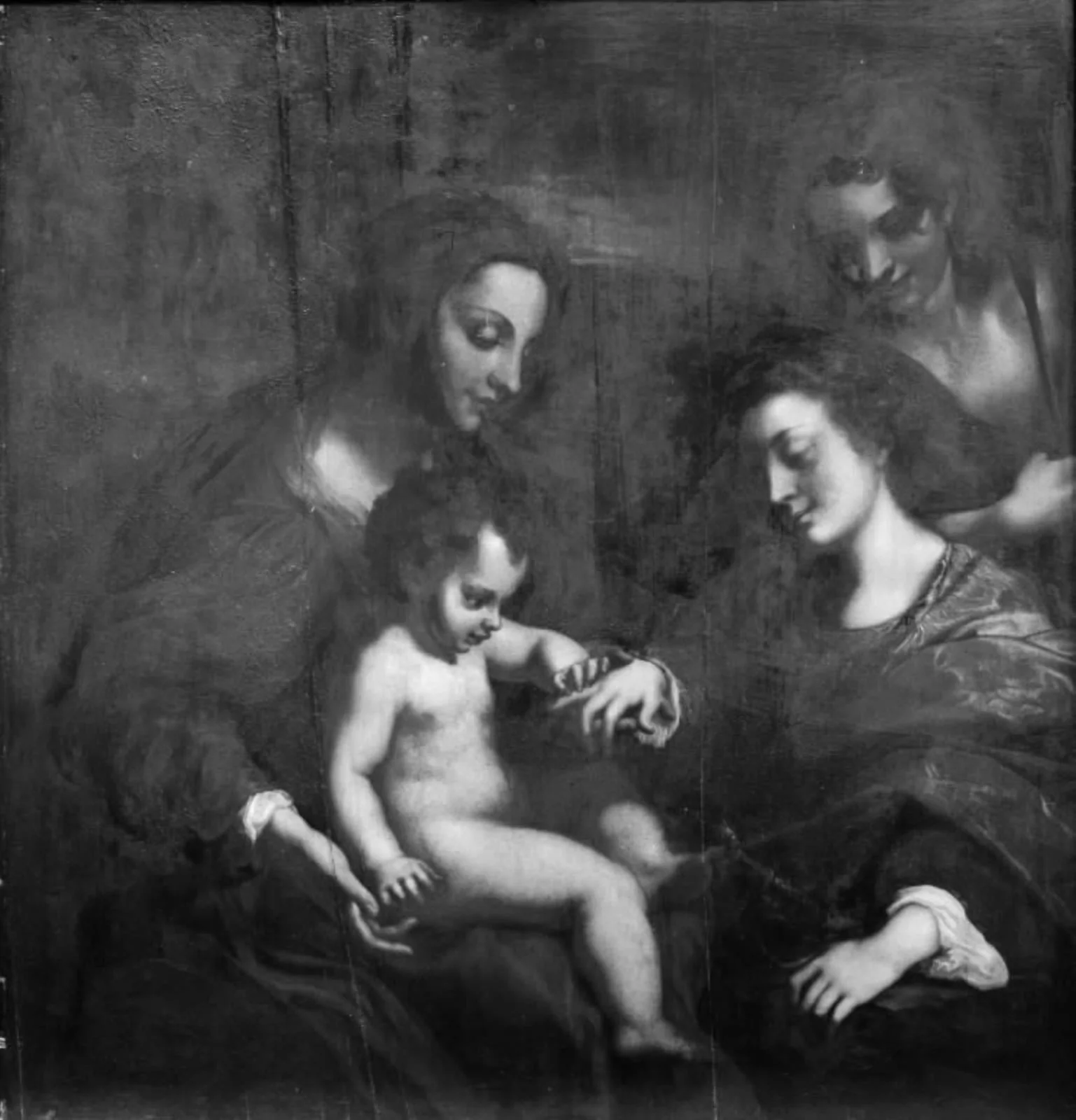 The Betrothal of Saint Catharine, by Unknown, 1519