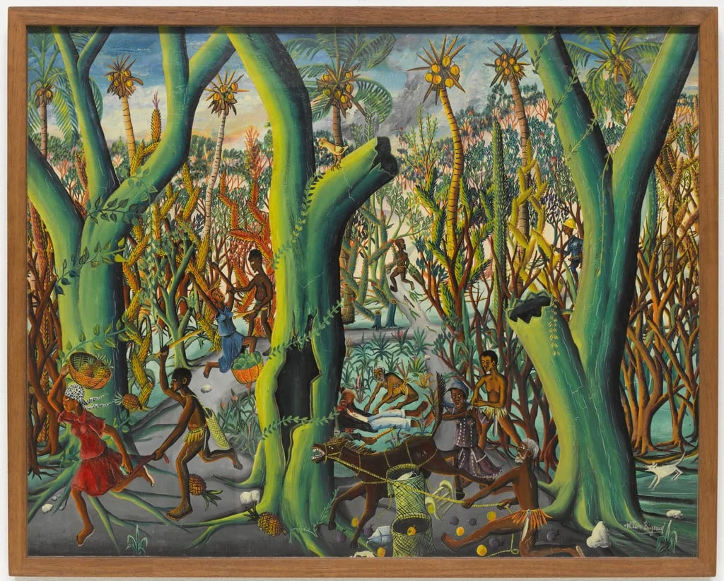 Untitled, by Wilson Bigaud, oil, 1950