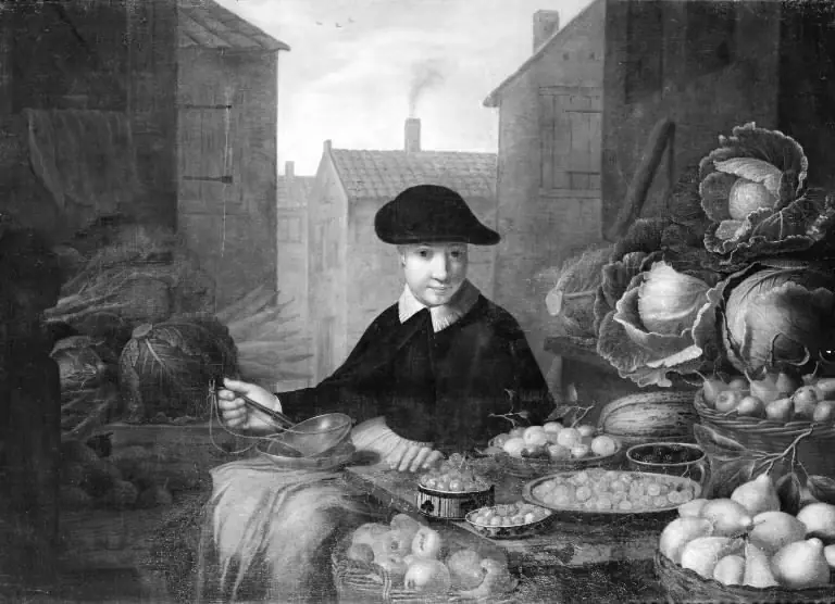 Stall with Fruit and Vegetables