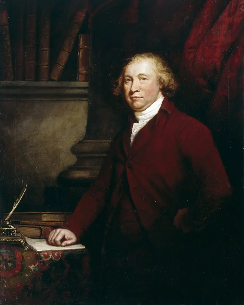 Portrait of Edmund Burke (1729-1797), Statesman, Orator and Writer