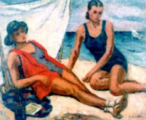 Femei pe plajă