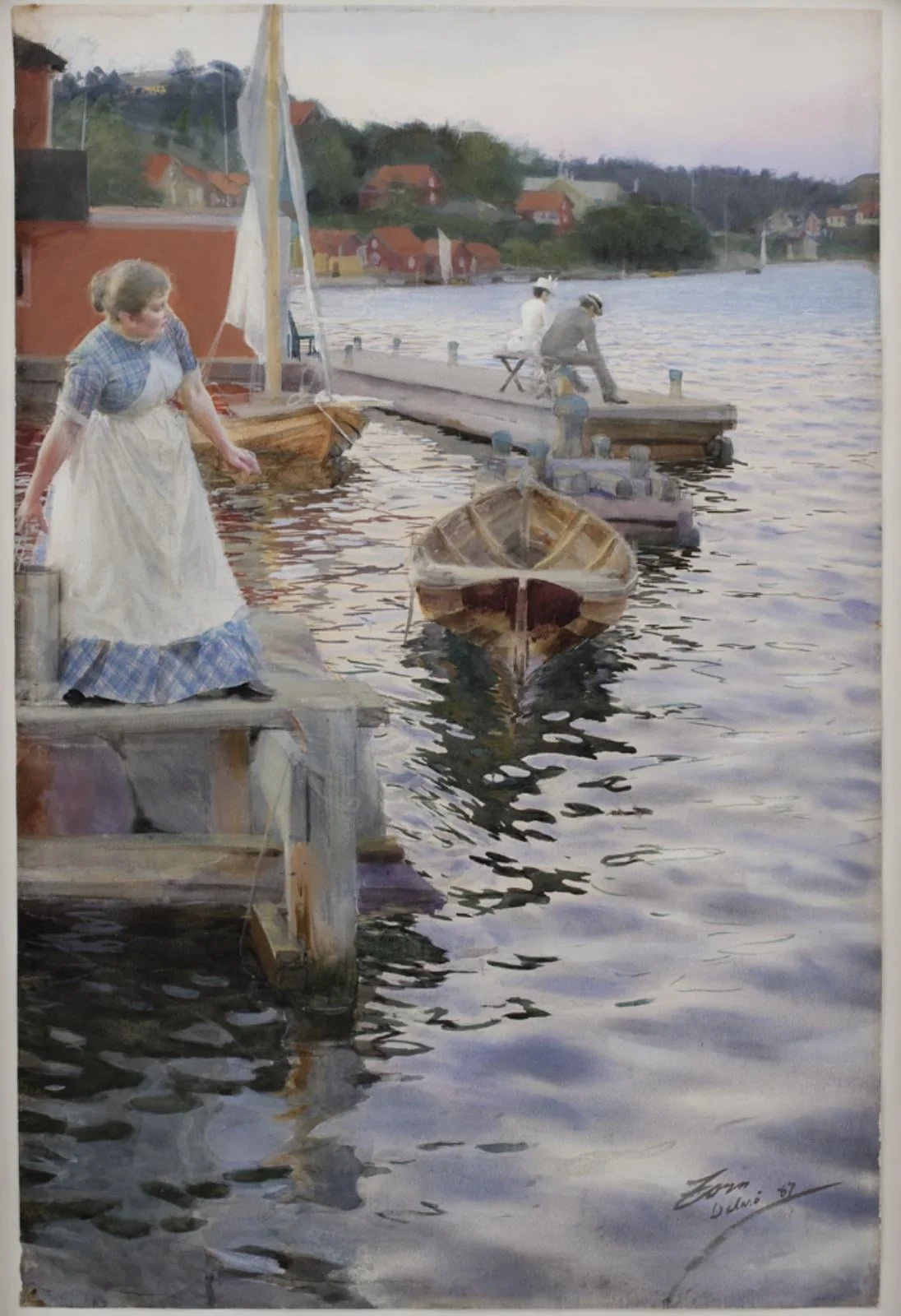 Waves Lapping, by Unknown, unspecified, 1887