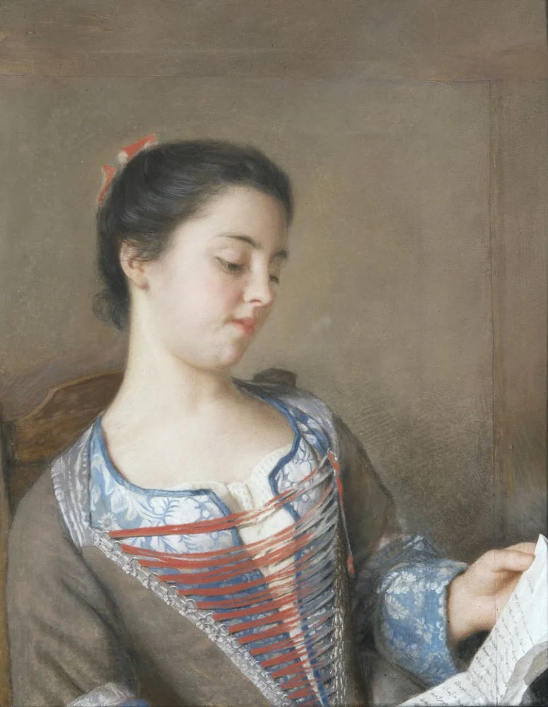 Marianne Lavergne, die Nichte des Malers (Die schöne Leserin), by Jean-Étienne Liotard, unspecified, 1746