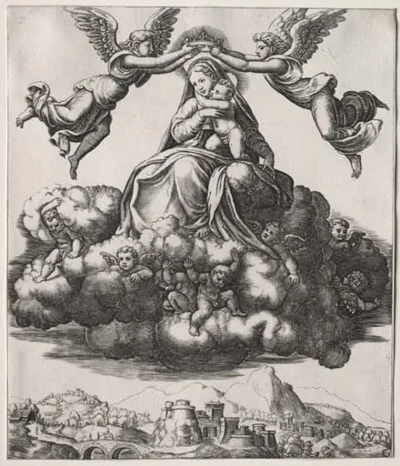 The Virgin in Glory