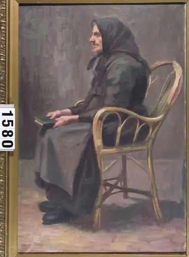 Babă șezând