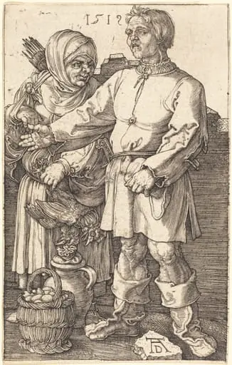 Peasant Couple at Market