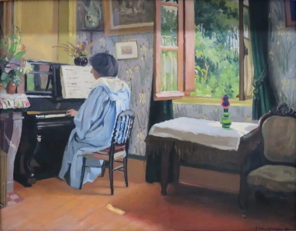 Woman at a Piano