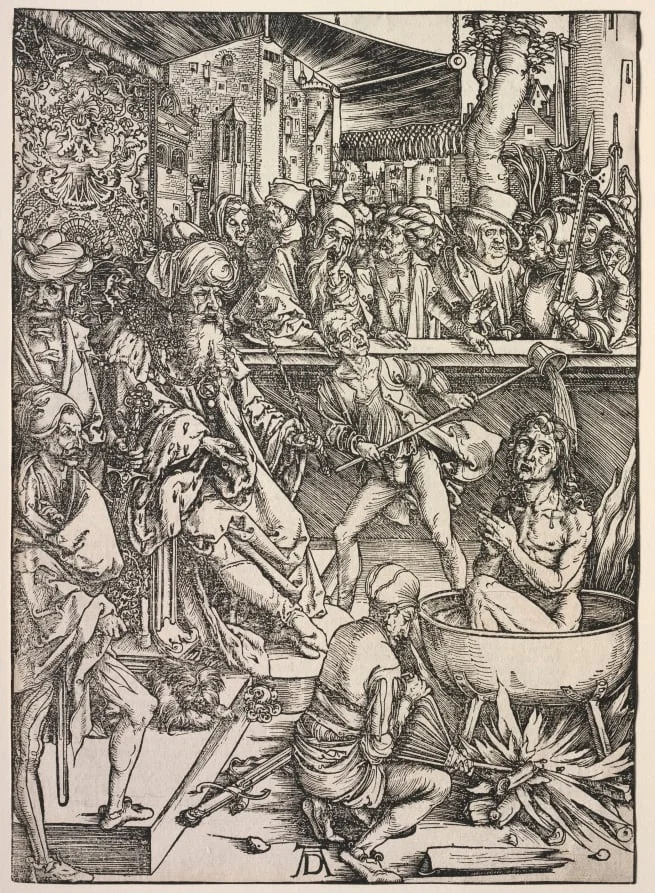 Revelation of St. John: Martyrdom of St. John, by Albrecht Dürer, 1511