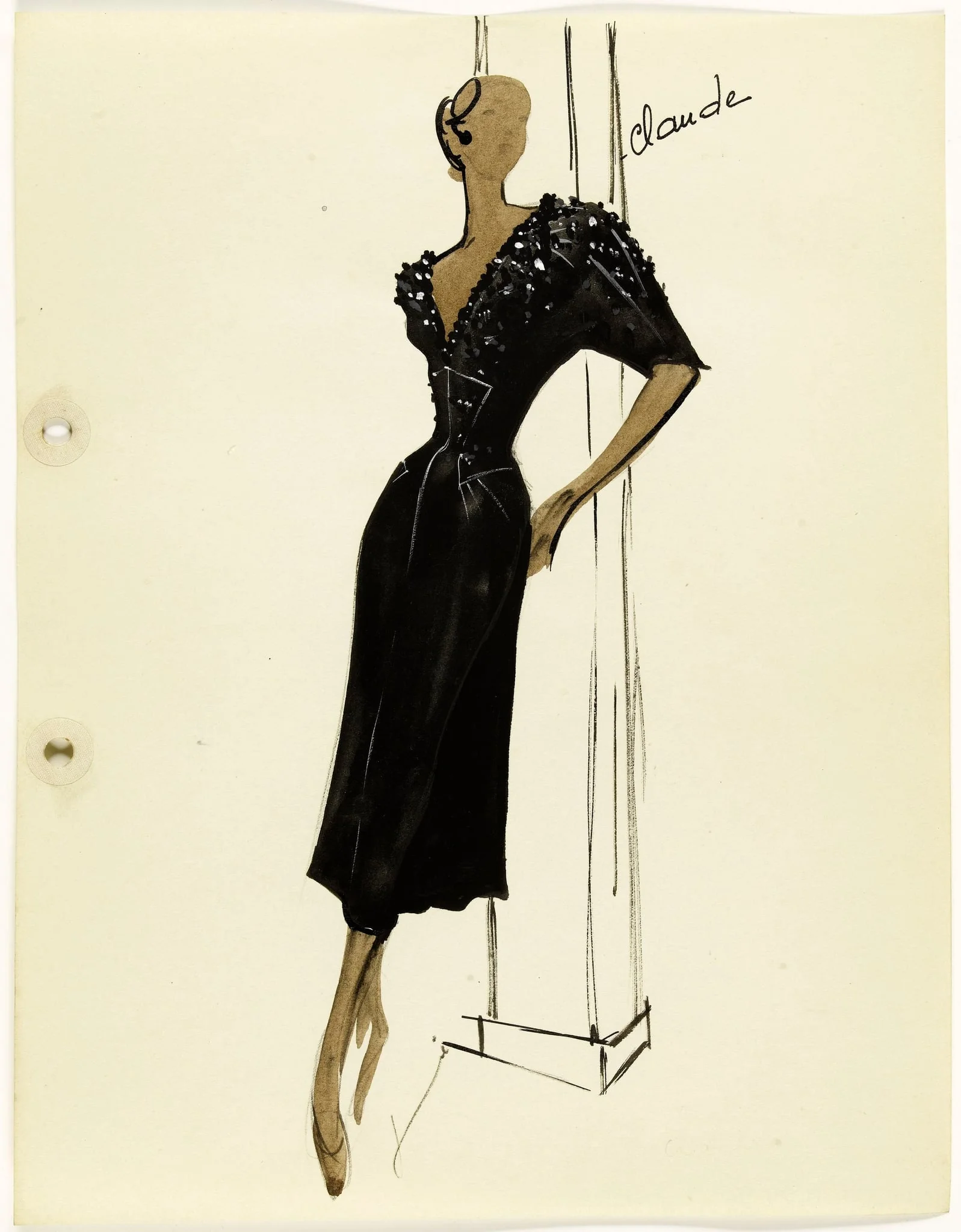 'Claude', by Carven, 1951