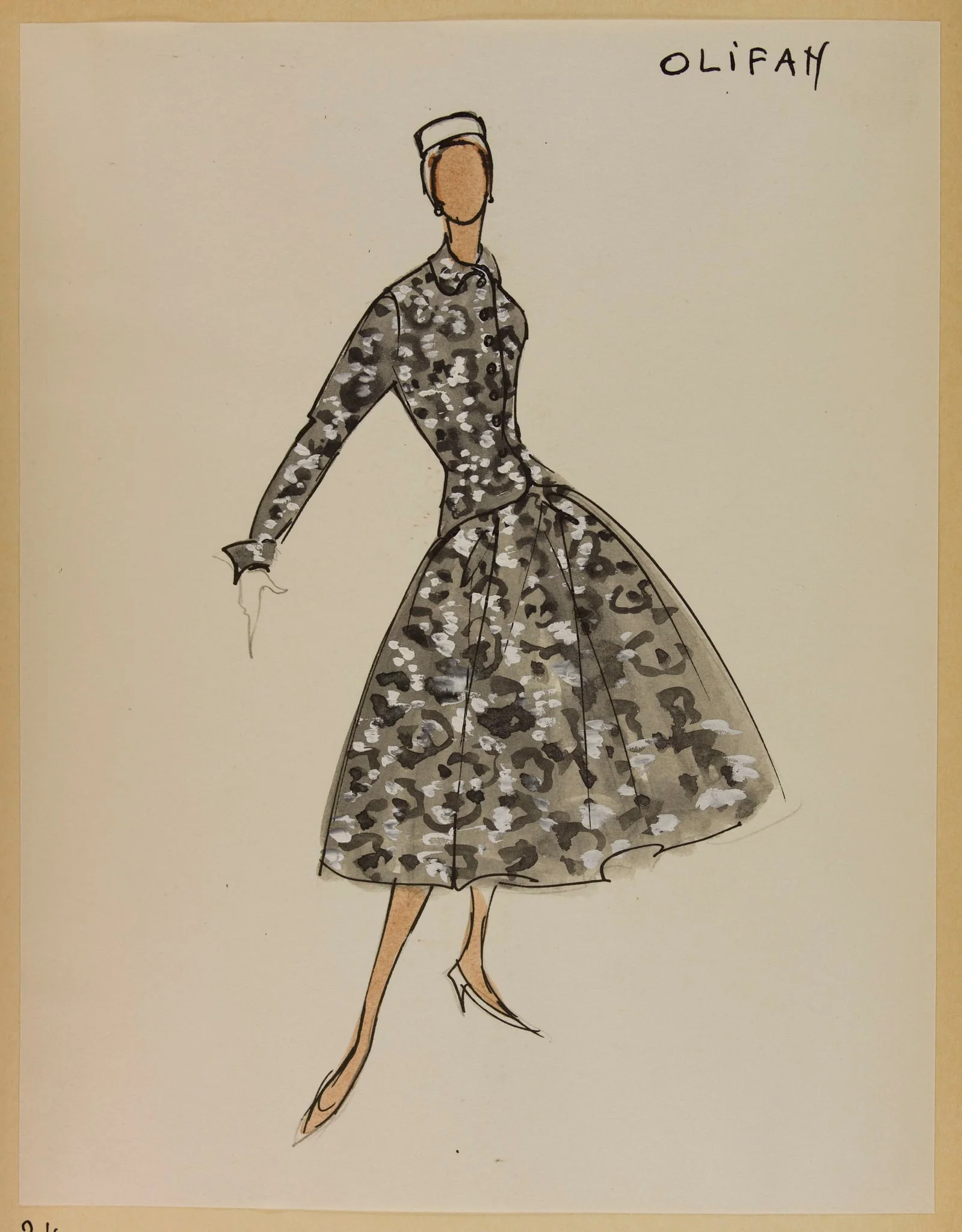 Olifan, by Carven, 1955