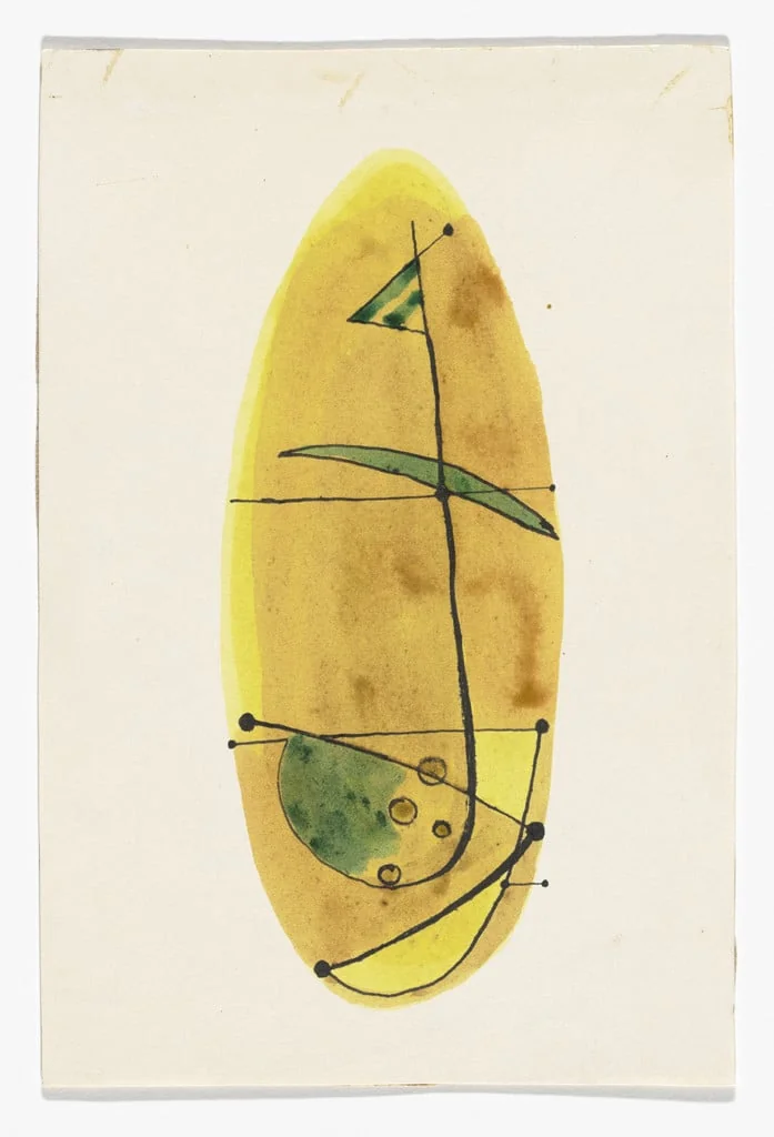 Untitled, by Robert Mothé, watercolor, 1942