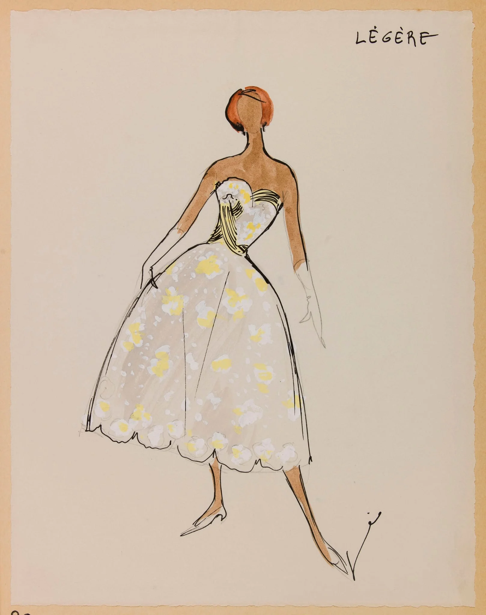 Légère, by Marie-Louise Carven, 1956