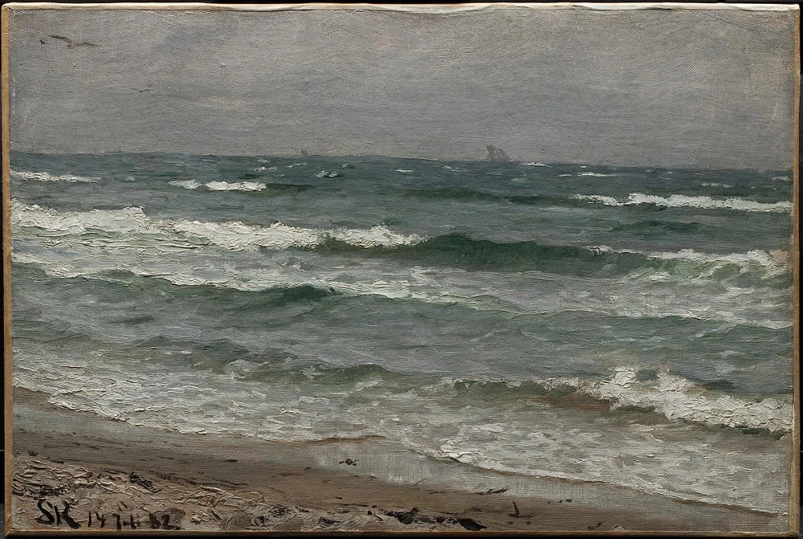 Seascape. Skagen, by Unknown, 1882