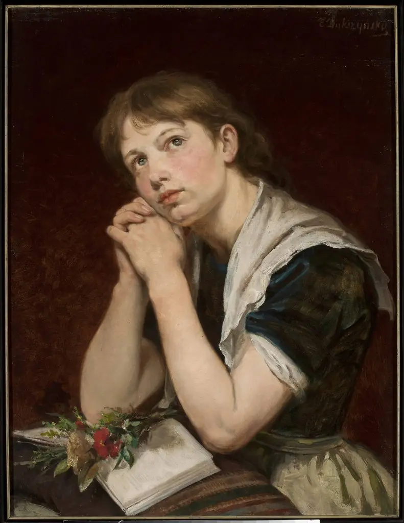 Girl with a book