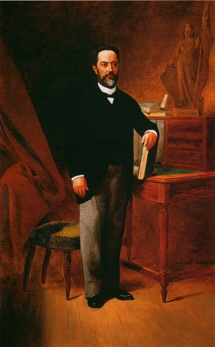 Portrait of Dr. Manoel Lopes de Oliveira, by José Ferraz de Almeida Júnior, oil, 1896