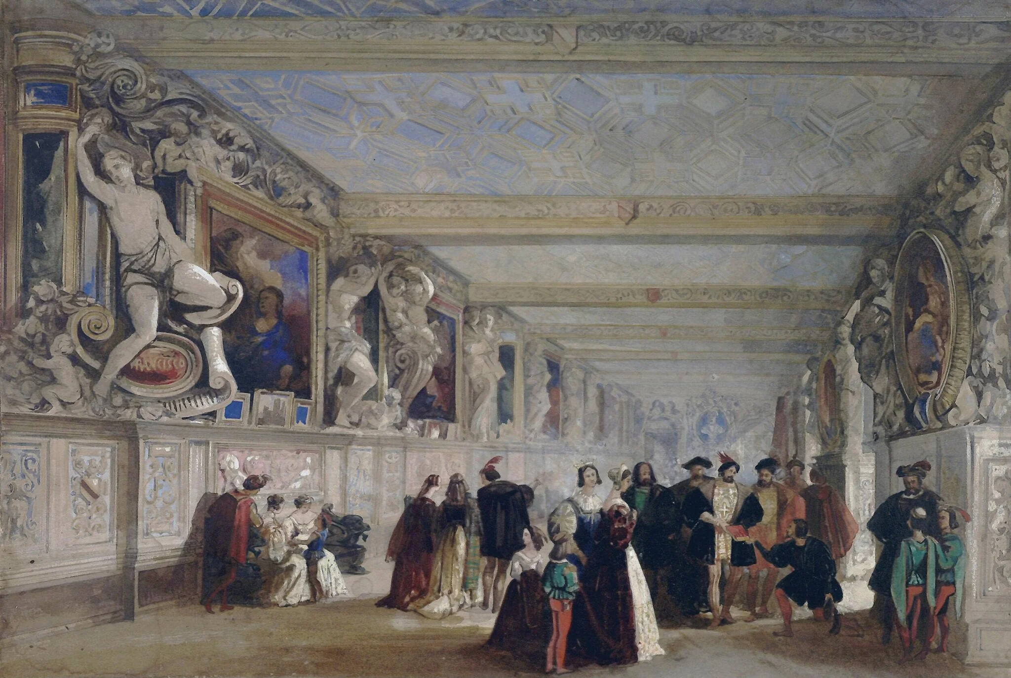 Gallery of Francis I at Fontainebleau