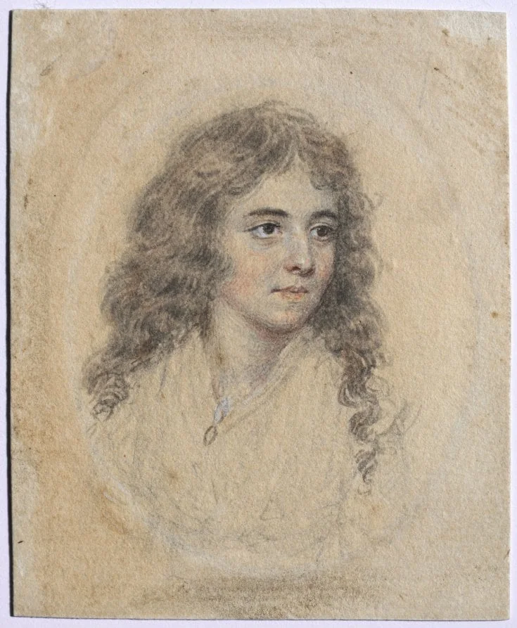 Portrait of Anna Maria Woolf, née Smart, by John Smart, unspecified, 1785
