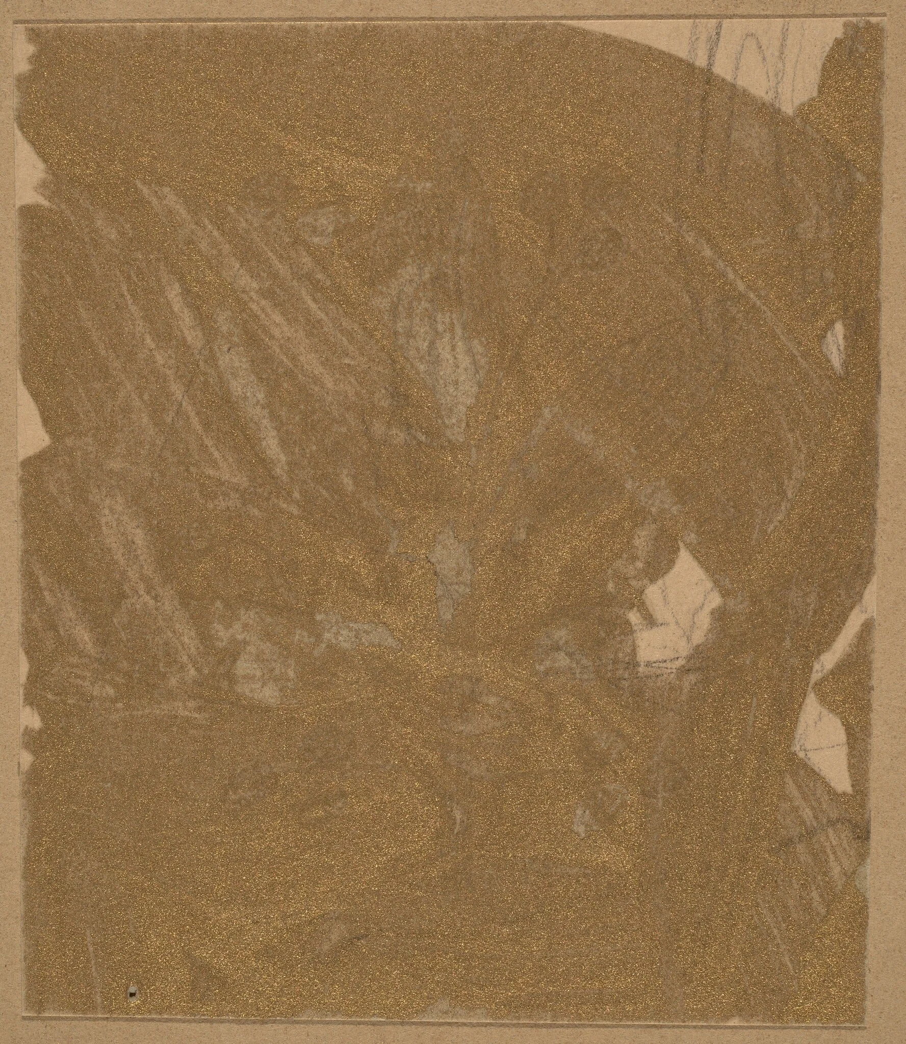 Study for a Border Design, by Charles Sprague Pearce, graphite, 1894