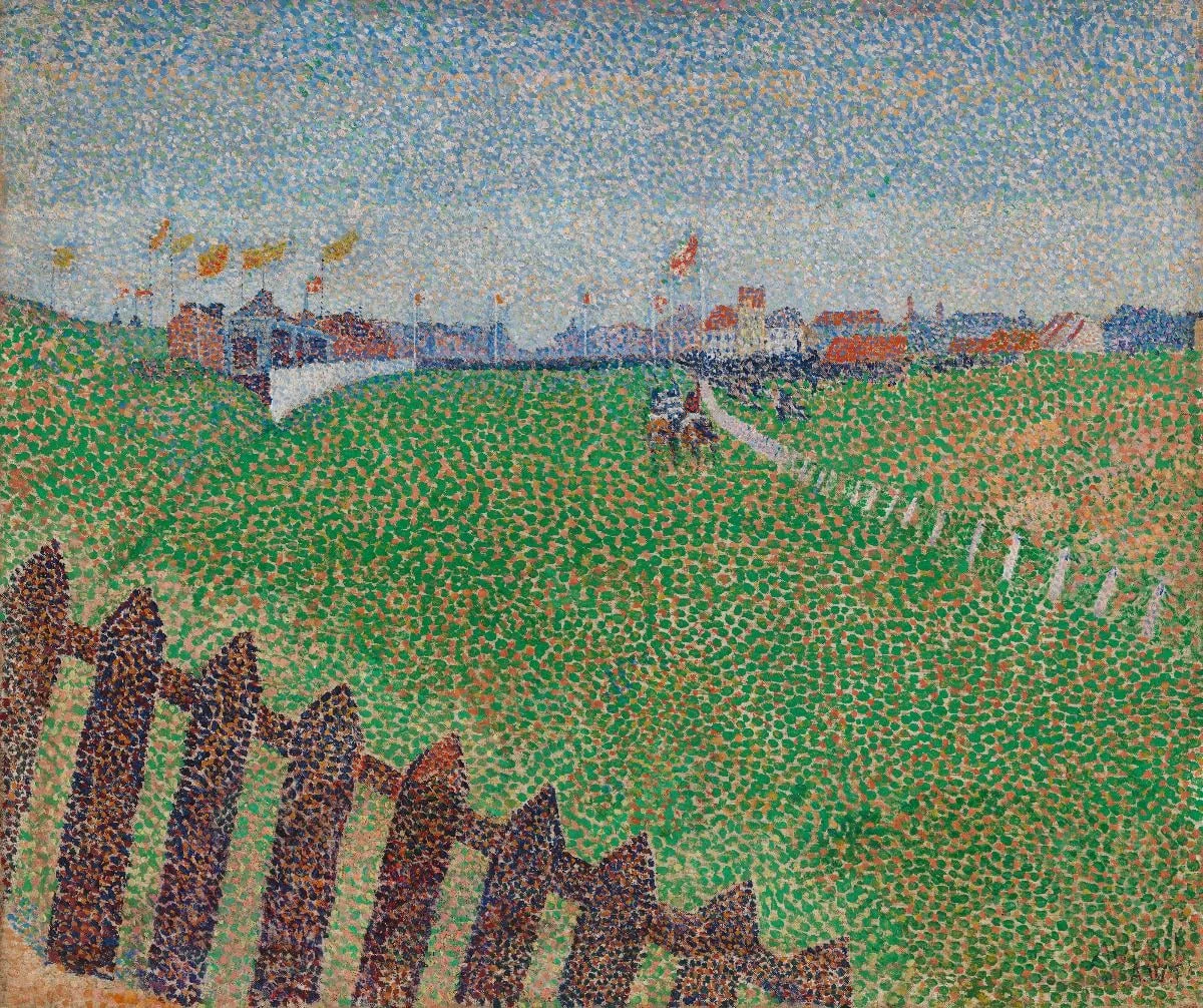 Wellingtonin kilpa-ajorata, tihkusade (Ostende), by Alfred William Finch, unspecified