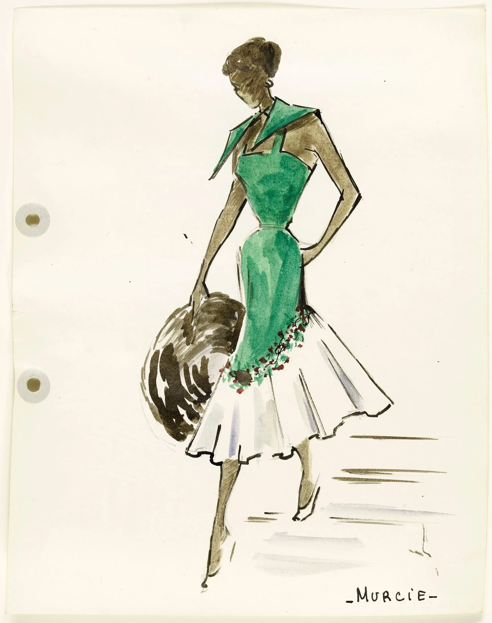 'Murcie', by Carven, 1951