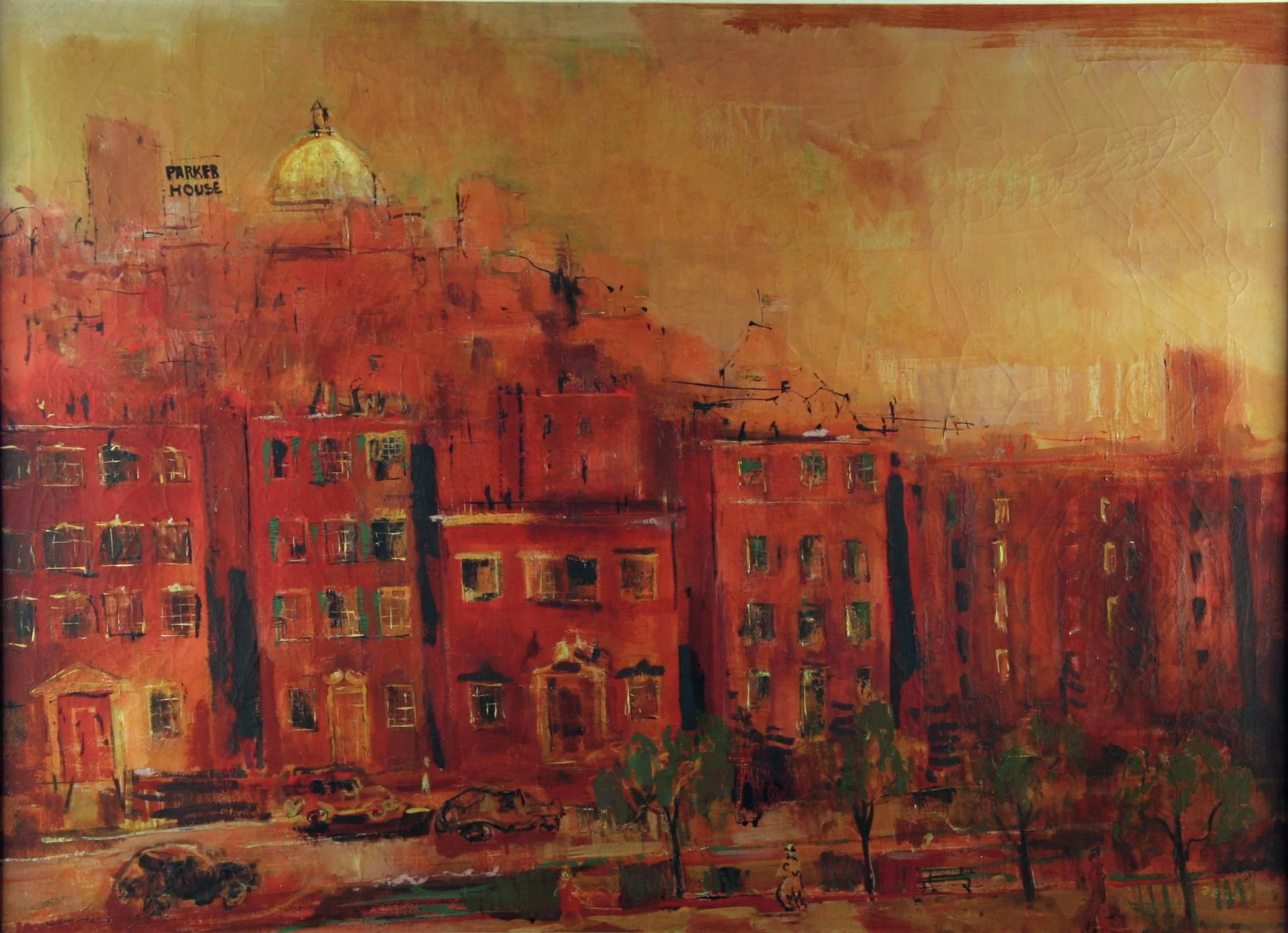 Beacon Hill, by Karl Zerbe, unspecified, 1947