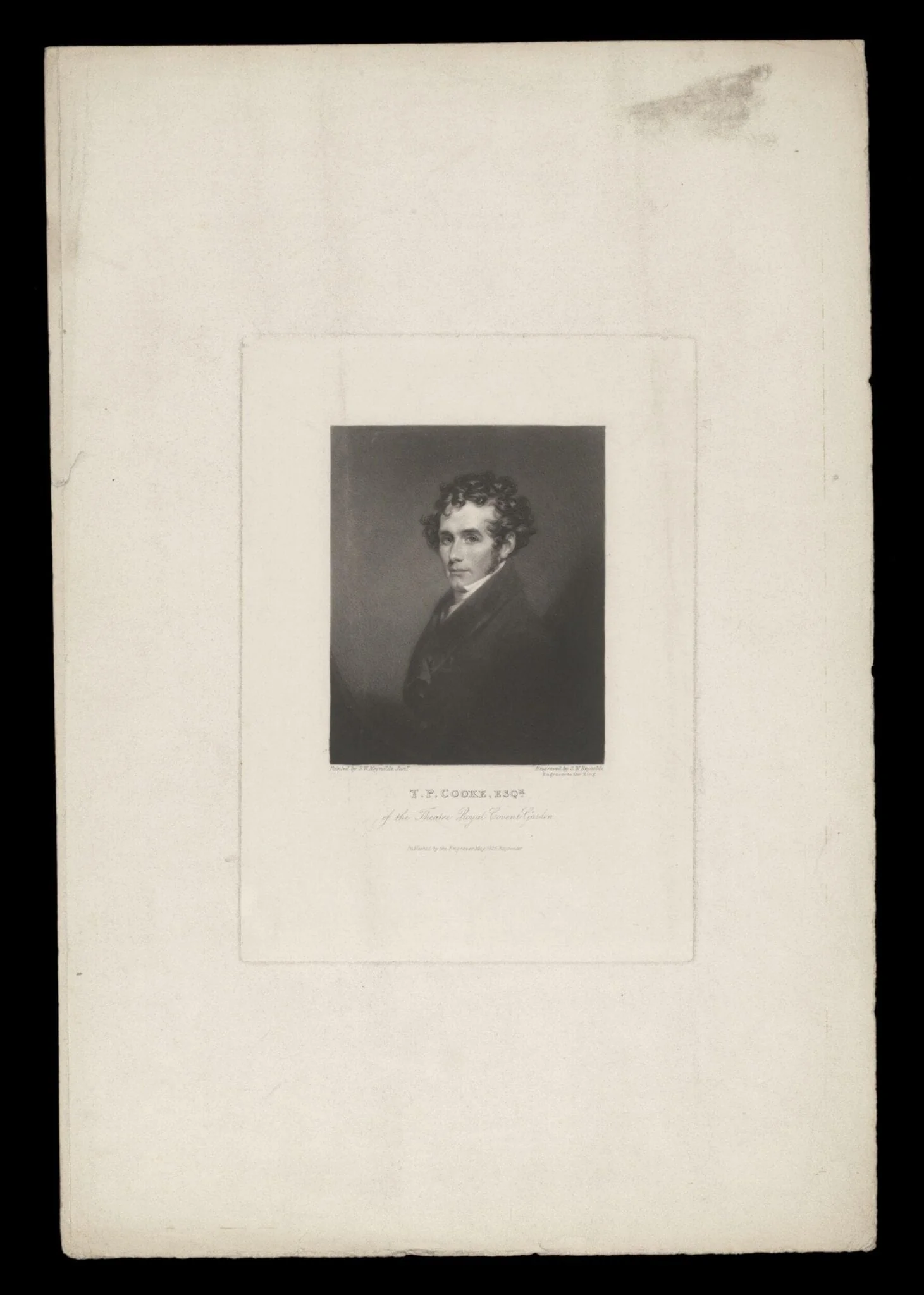 H Beard Print Collection, by Samuel William the younger Reynolds, 1825