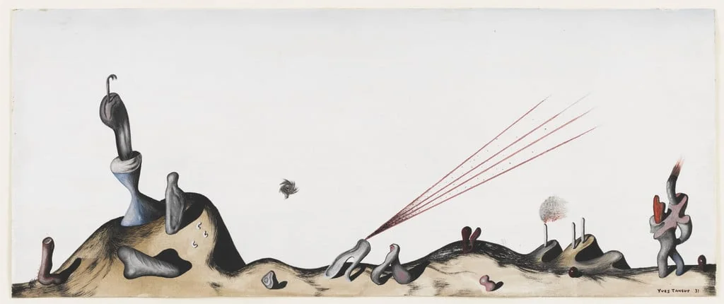 Untitled, by Yves Tanguy, watercolor, 1931