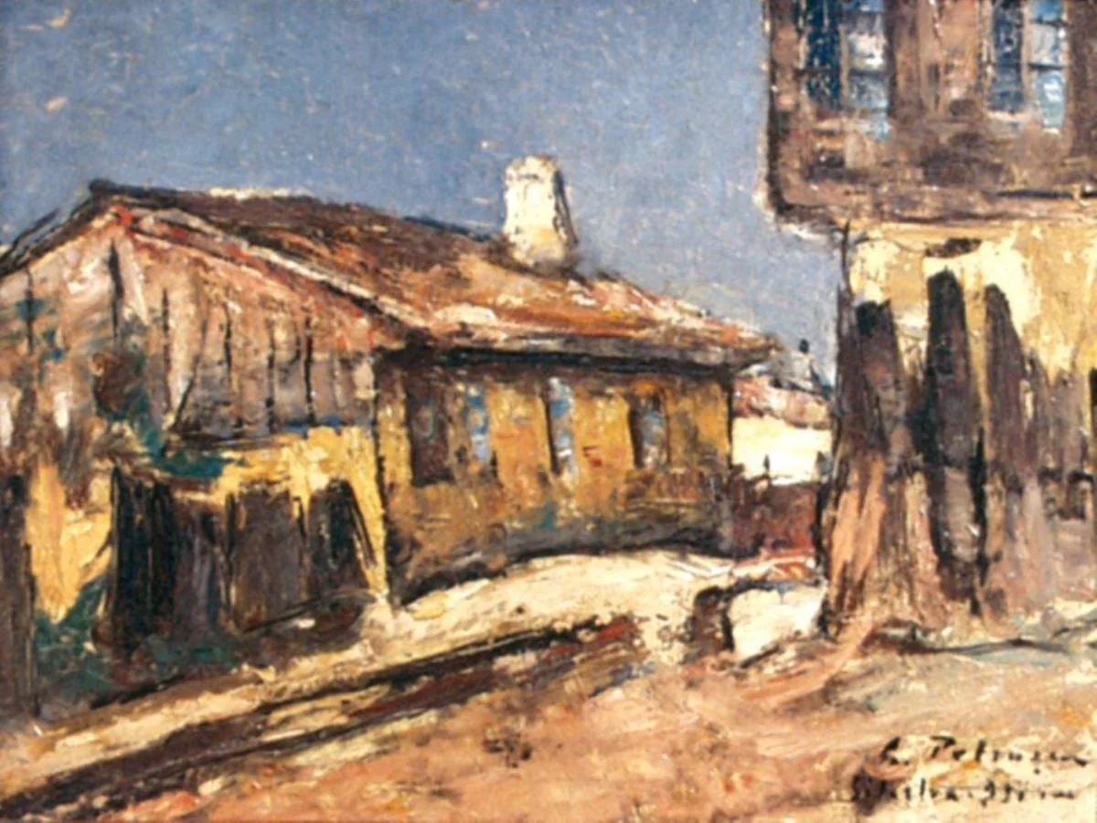 Case la Silistra, by Gheorghe Petrașcu, 1920