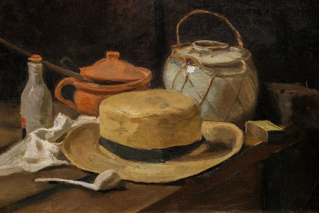 Still Life with Straw Hat