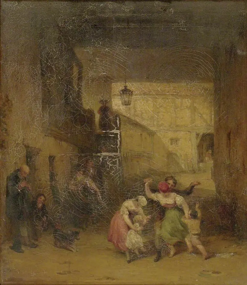 Wollenberg: Entrance to a Courtyard