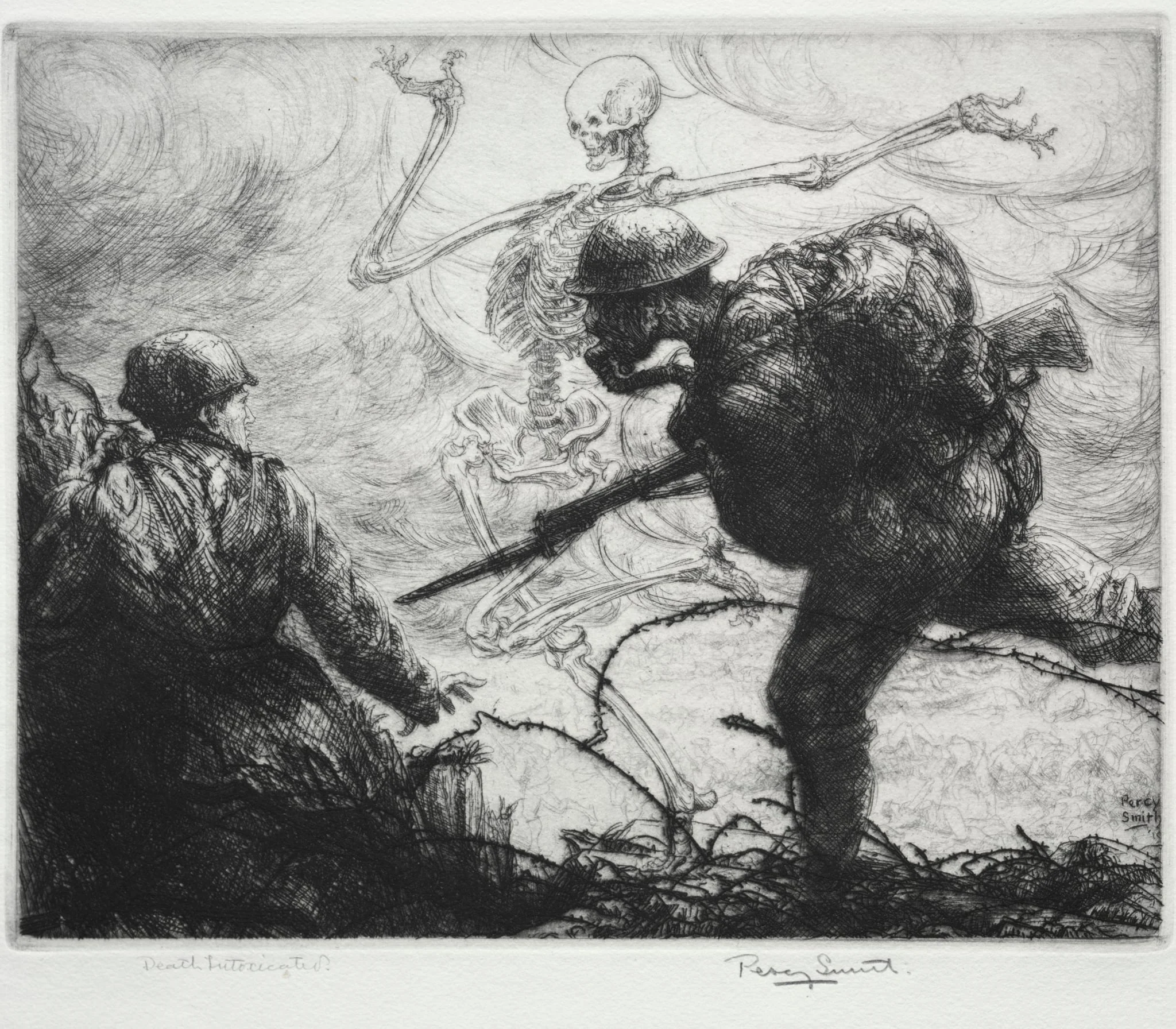Dance of Death: Death Intoxicated, by Percy John Delf Smith, 1919