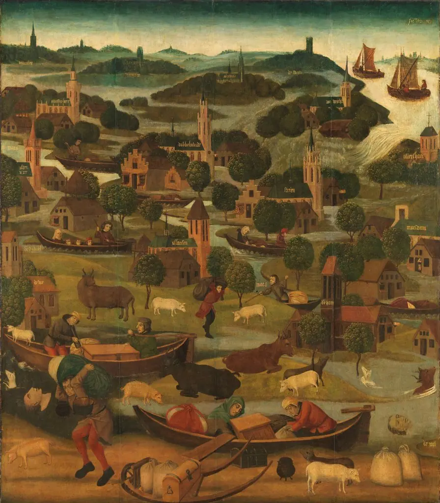 The Saint Elizabeth’s Day Flood, by Master of the St Elizabeth Panels
