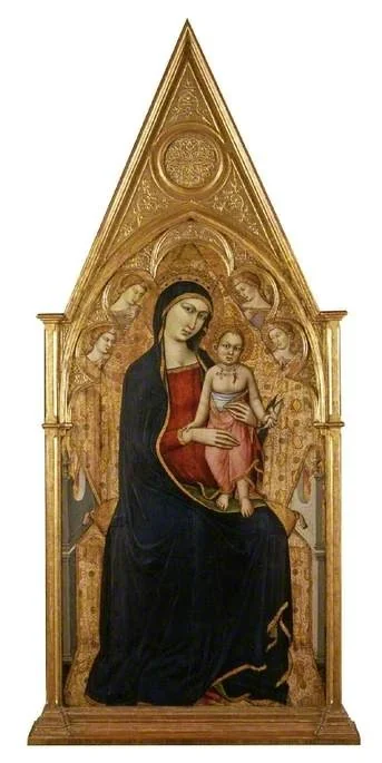 Virgin and Child enthroned, by Luca di Tommè, unspecified, 1368