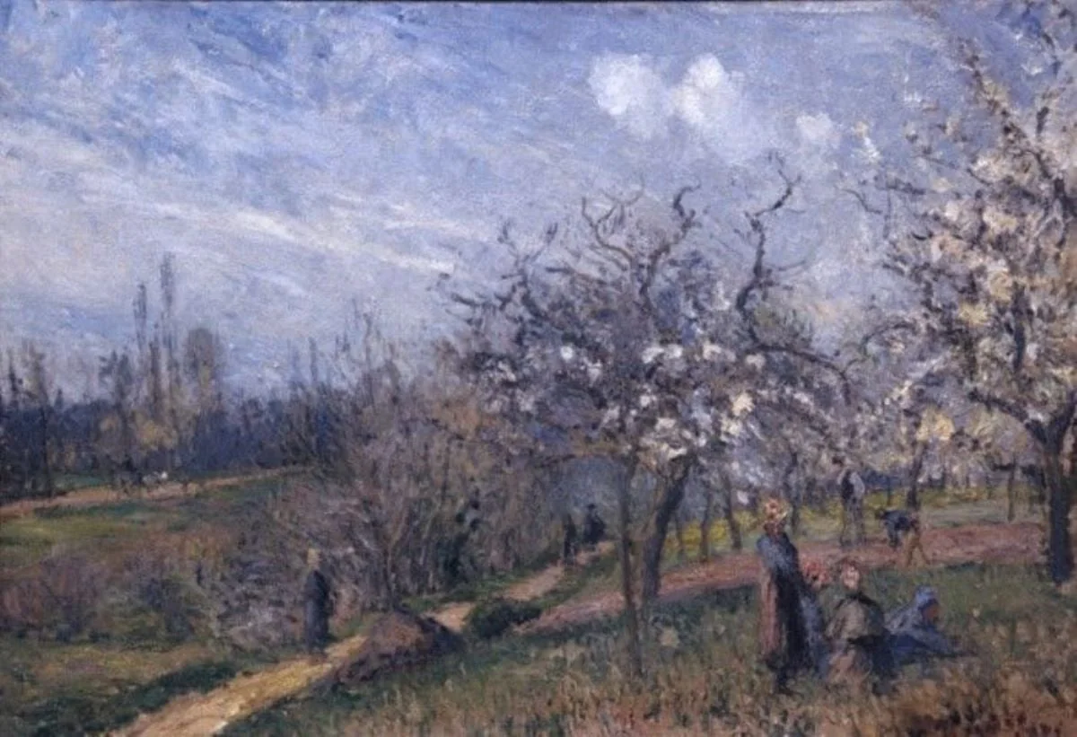 Livadă înflorită, by Camille Pissarro, unspecified, 1872
