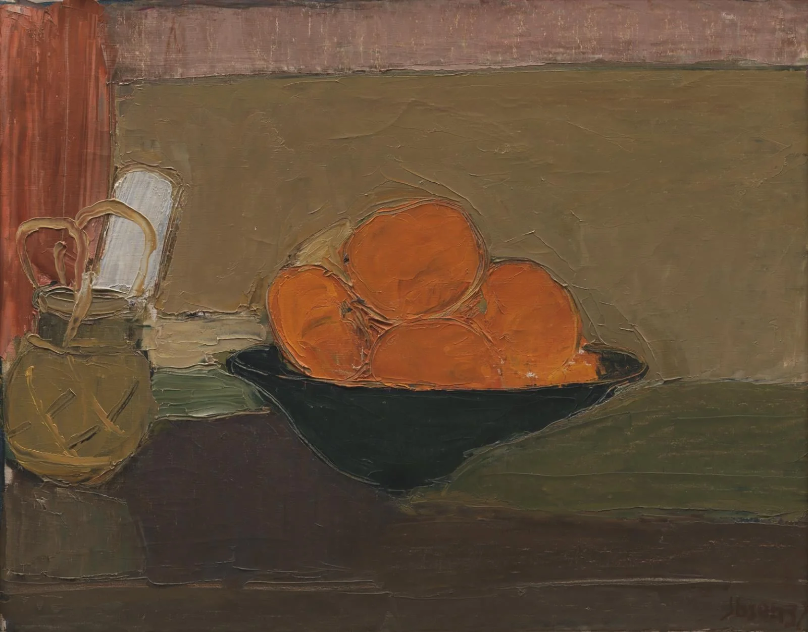 Still Life with Oranges, by Unknown, unspecified, 1937