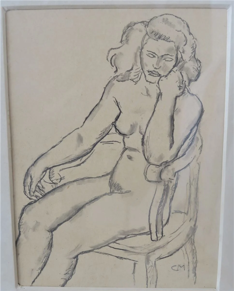Studiu - Nud, by Cornel Medrea, 1949