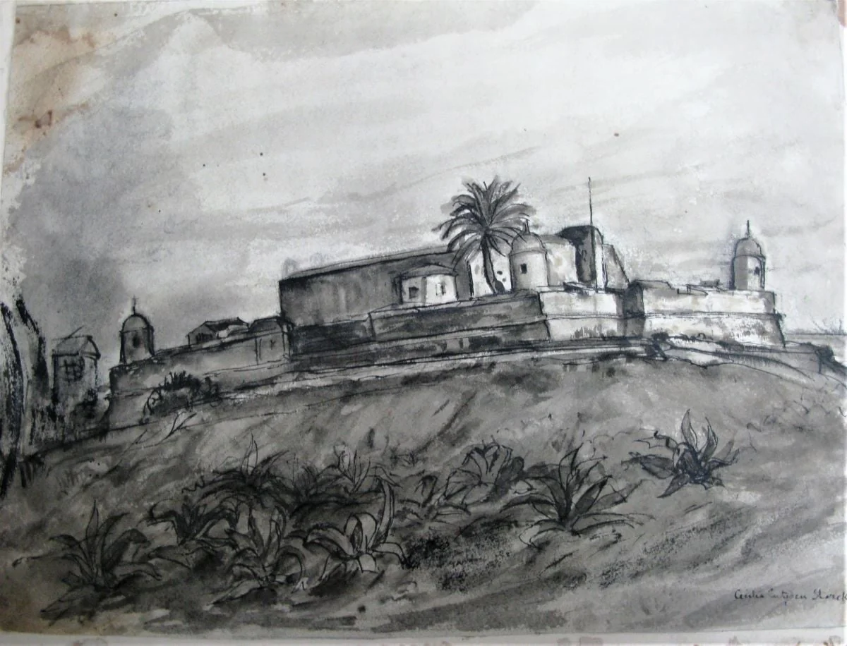 Fort în Portugalia, by Cecilia Cuțescu-Storck, 1943