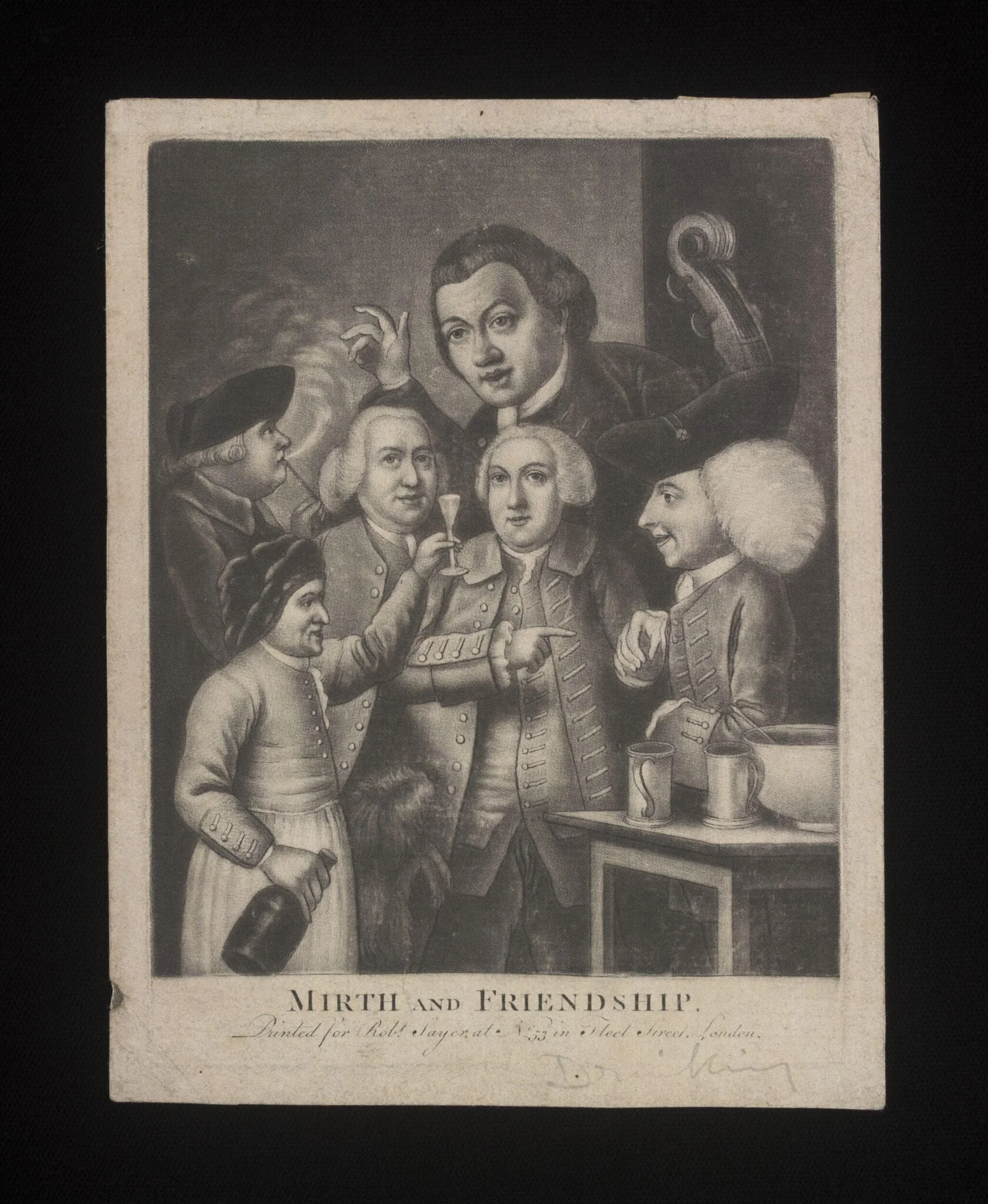 H Beard Print Collection, by Charles Maucourt, 1750