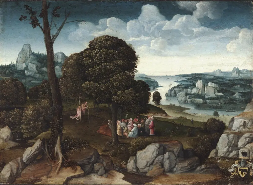Landscape with Saint John the Baptist Preaching