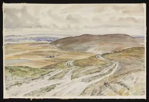 View from the Wansdyke in Stanton St. Bernard