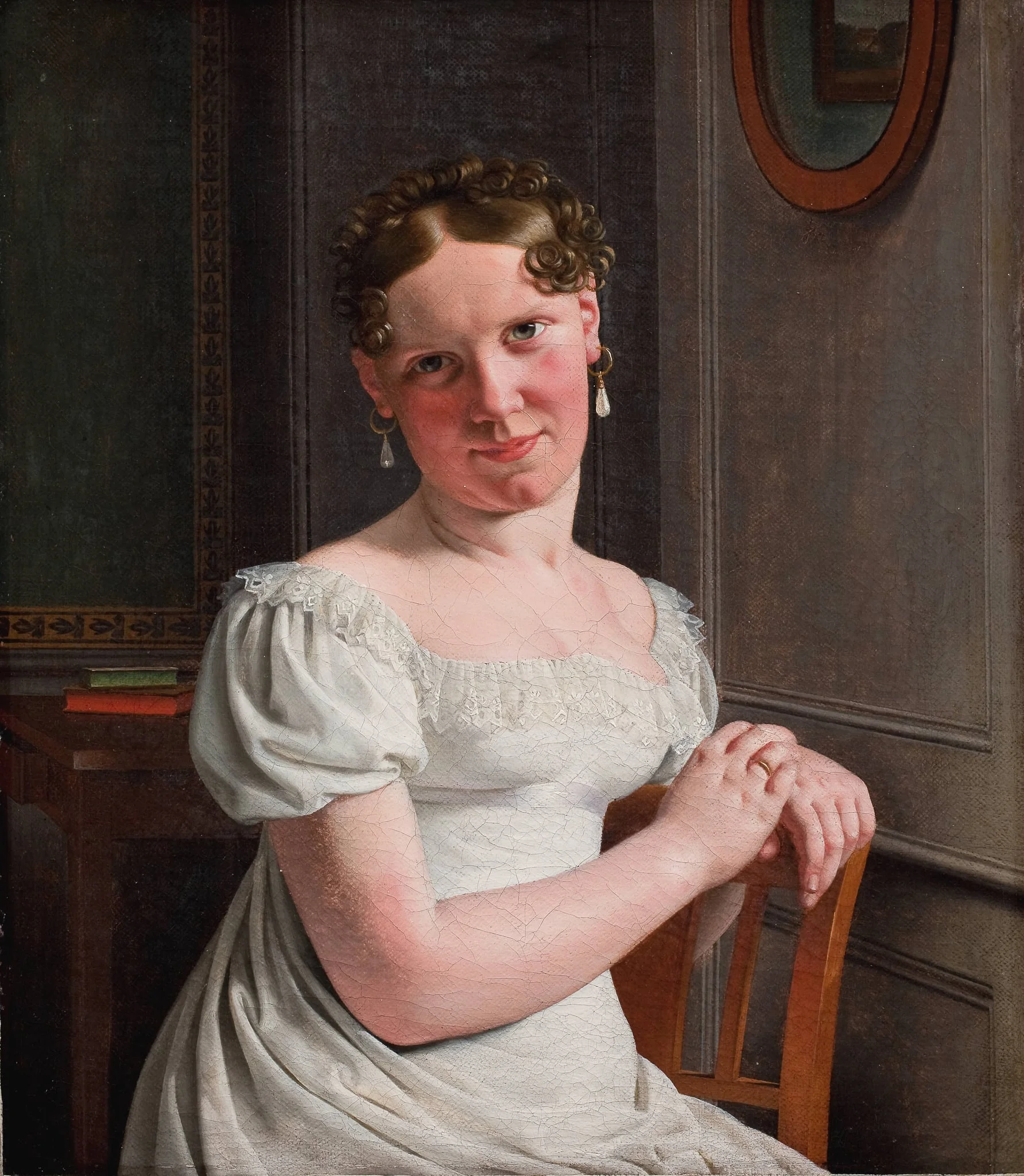Julie Eckersberg, née Juel, the Artist's Second Wife, by Unknown artist, 1817