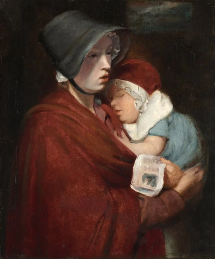 Street Singer and Child, by John Opie, unspecified, 1704