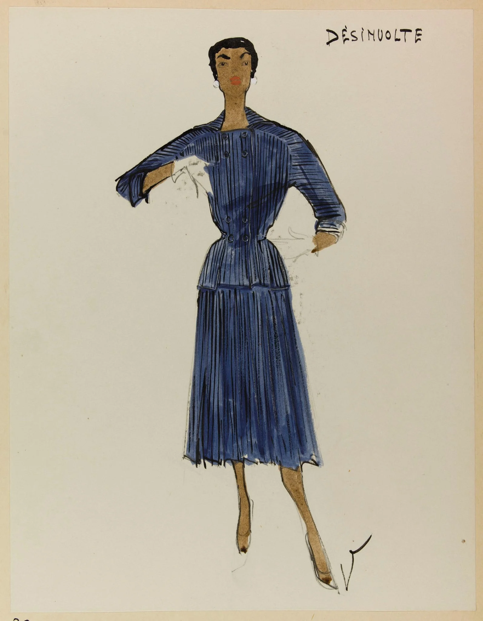 Désinvolte, by Carven, 1953