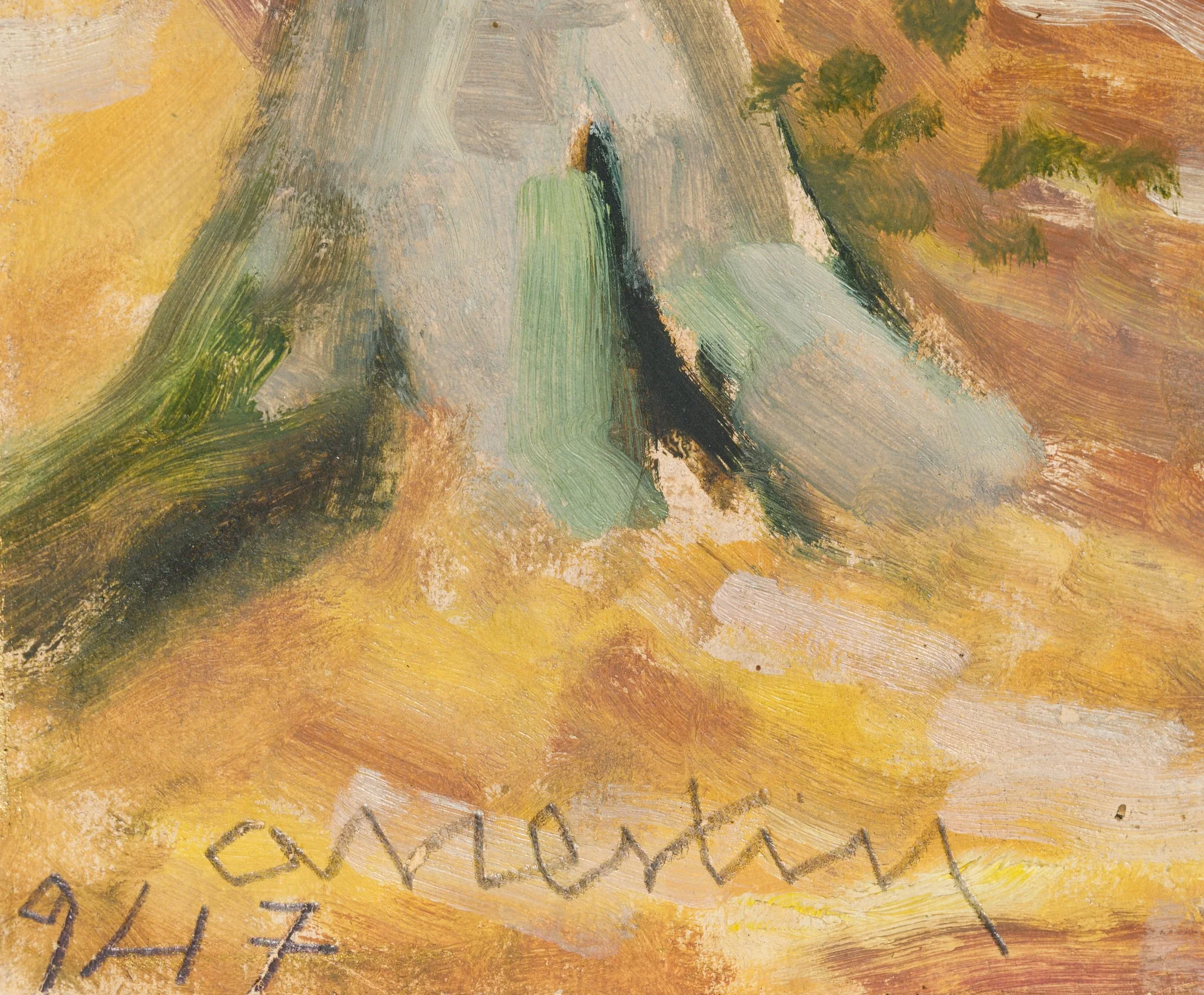 PEISAJ DE PĂDURE, by Ion Anestin, unspecified, 1947