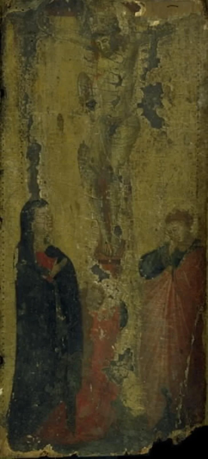 Christ on the Cross, by Unknown, 1350