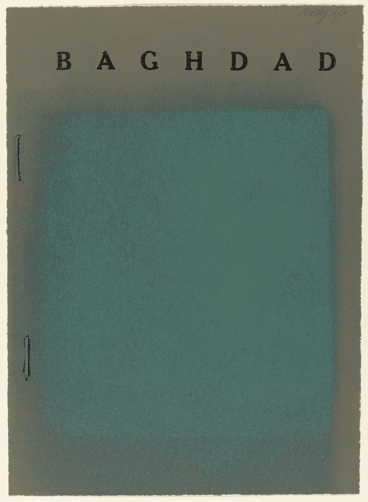Untitled, by R. B. Kitaj, ink, 1972